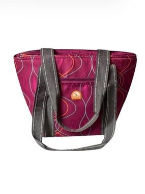 Igloo Magenta and Gray Insulted Tote Bag
